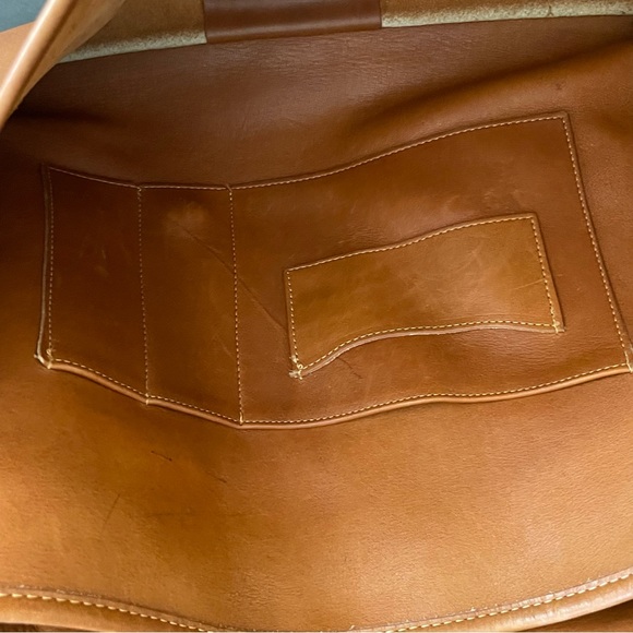 Coach Vintage Morgan Briefcase British Tan Touch-lock Clos… - Picture 13 of 16